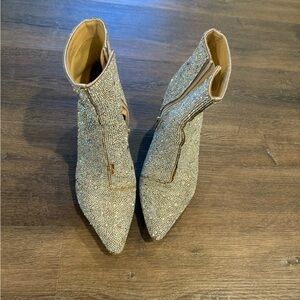 Betsey Johnson Cady Sparkly Boots